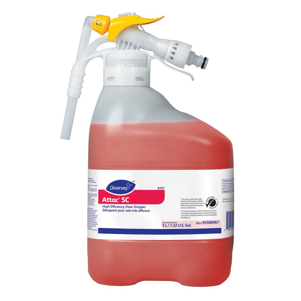 Diversey Décapant Pour Sols Haute Efficacité Attac Sc, 5 L
