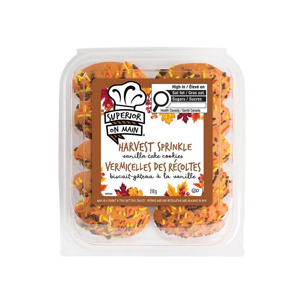 Superior On Main Biscuits À La Vanille Harvest Sprinkle, 218 G