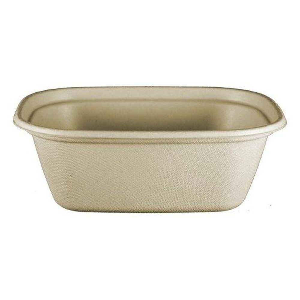 World Centric Boîte En Fibres Compostables Doublée, 50 Unités – 8 Par Carton