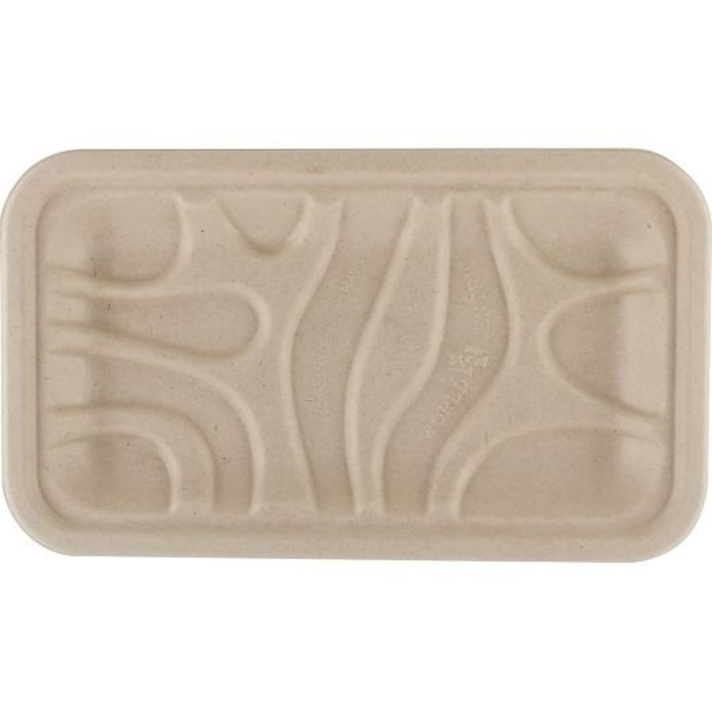 World Centric Moulded Fibre Compostable Meat And Produce Tray, 50 Count -- 10 Per Case