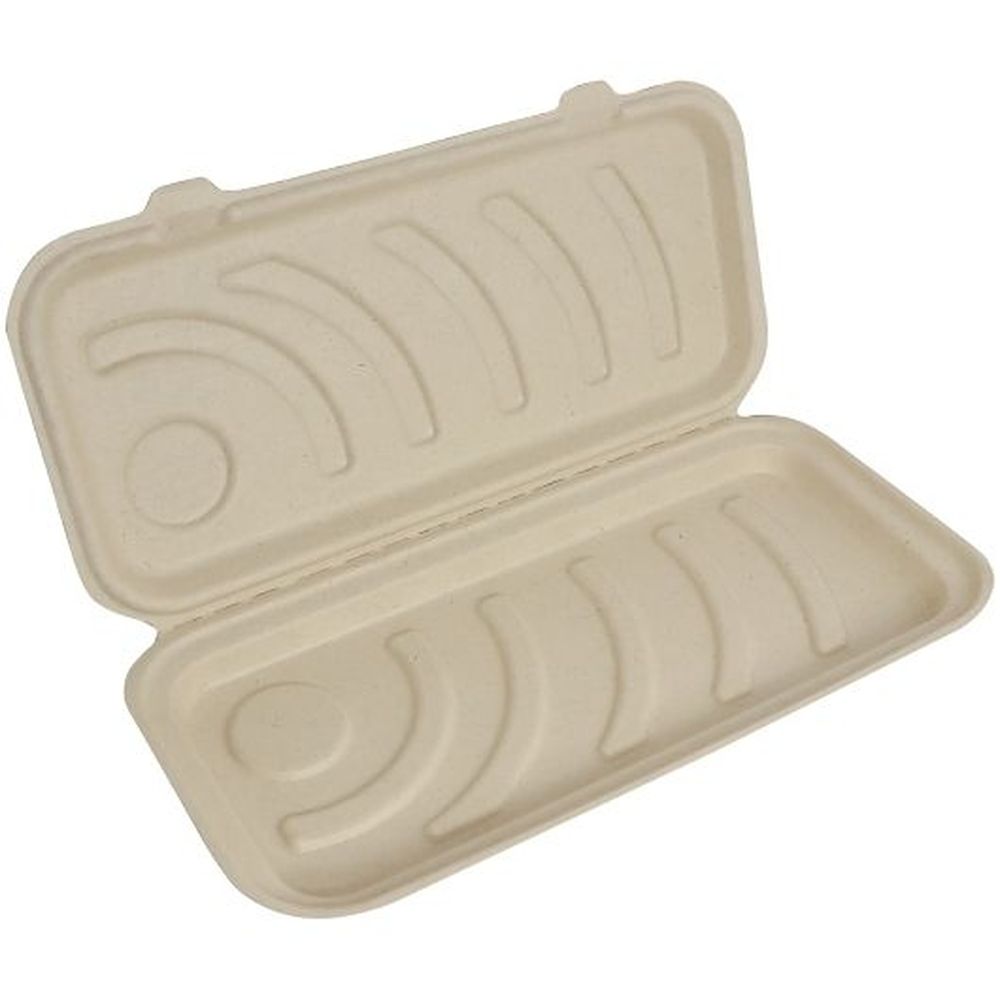 World Centric Boîte À Pizza Compostable En Fibres Végétales Non Blanchies Pour Pain Plat, 50 Unités – 4 Par Carton