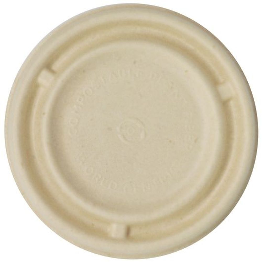 World Centric Fiber Lid For 4 Ounce Souffle Cup, 50 Count -- 20 Per Case