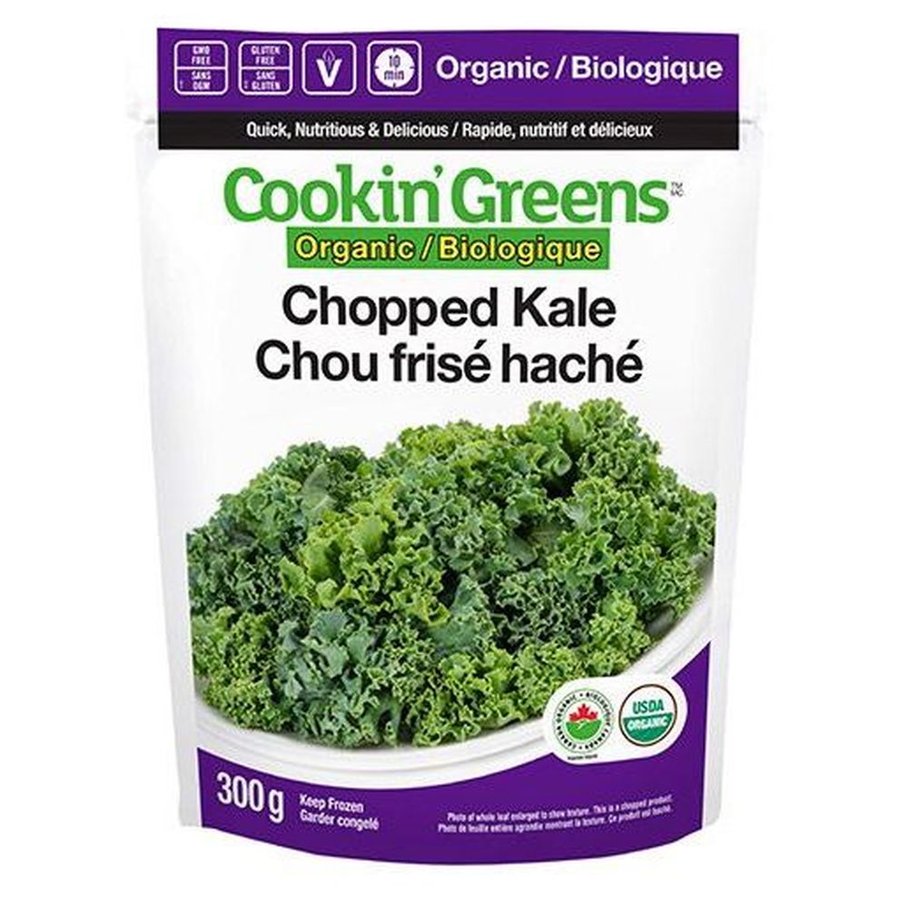 Cookin' Greens Chou Frisé Haché, 300 G – 8 Par Caisse