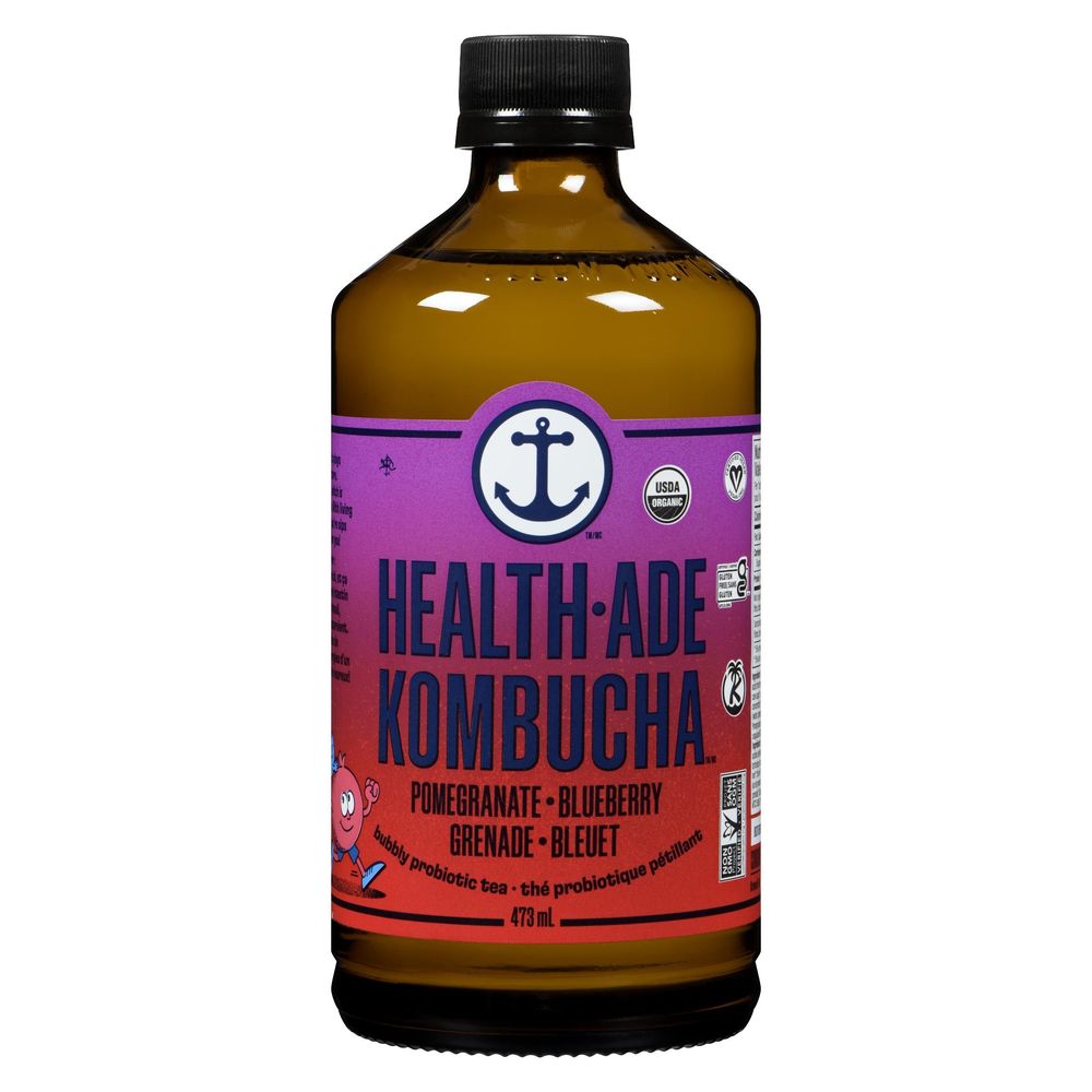 Health-ade Pomegranate Blueberry Kombucha, 473 Ml -- 12 Per Case