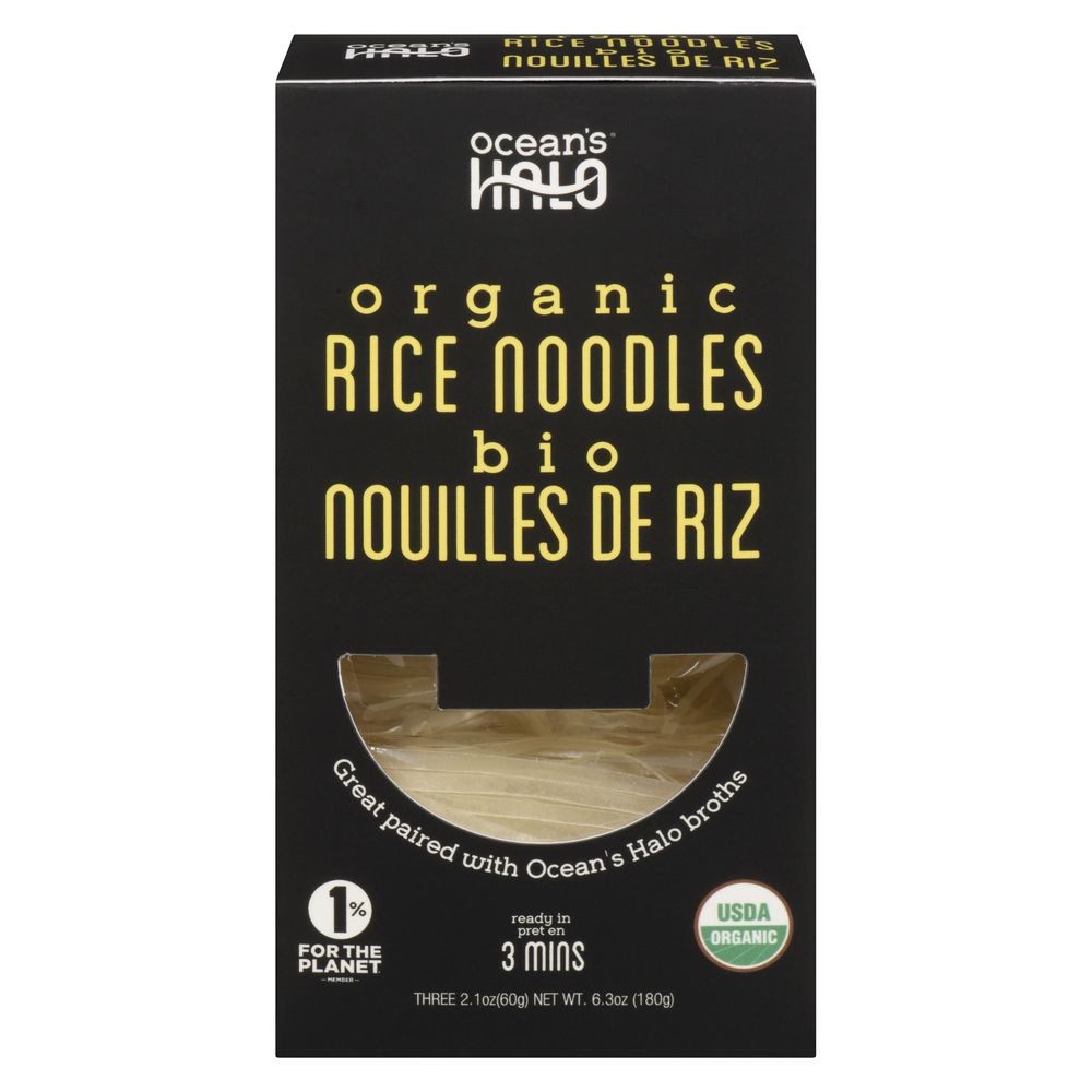 Ocean's Halo Organic Rice Noodles, 180 G -- 5 Per Case