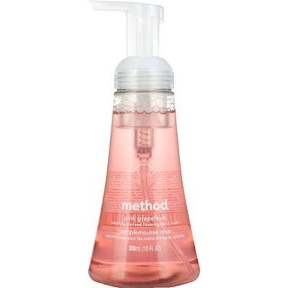 Method Pink Grapefruit Foaming Hand Wash With Pump, 300 Ml -- 6 Per Case
