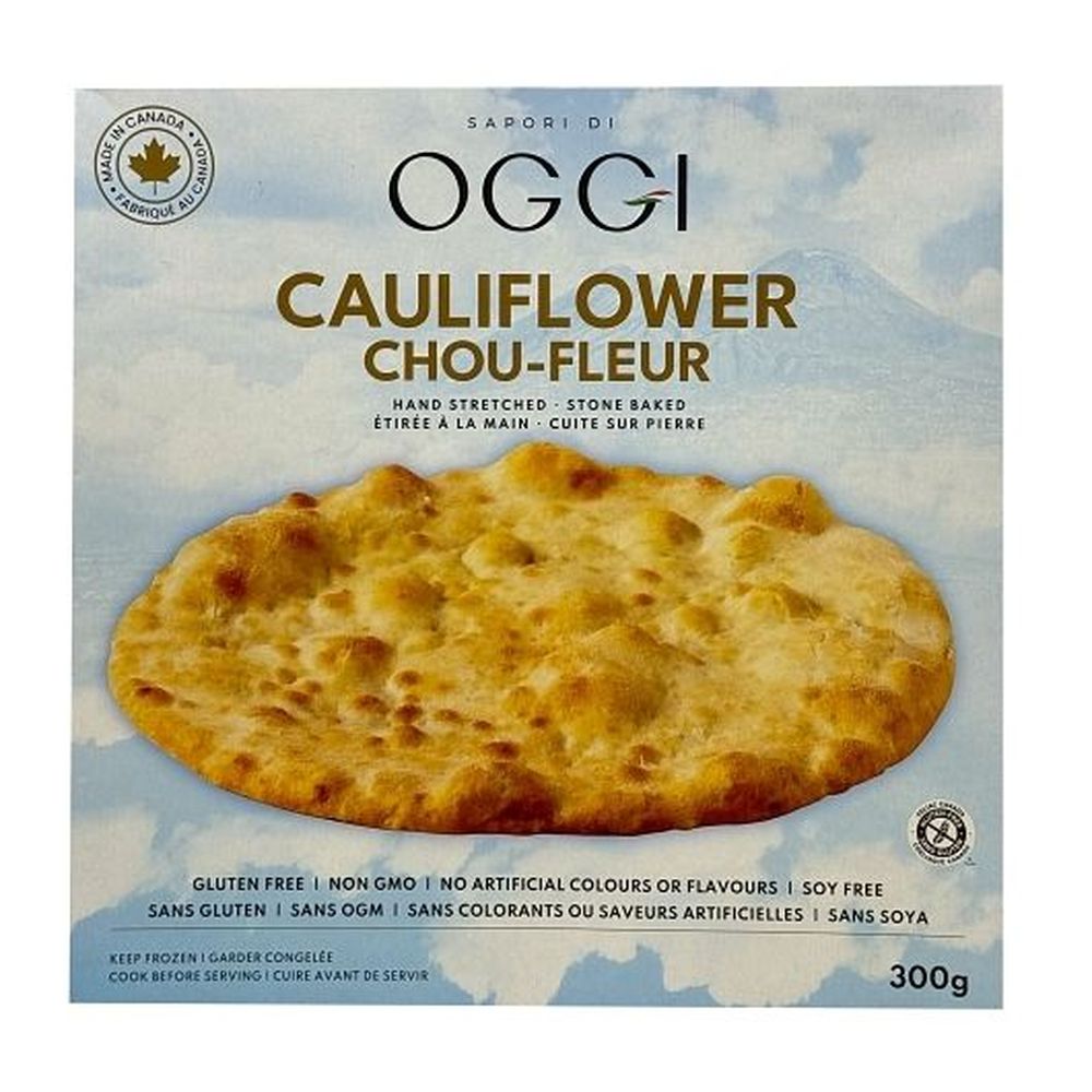 Oggi Cauliflower Pizza Crust, 300 G -- 6 Per Case