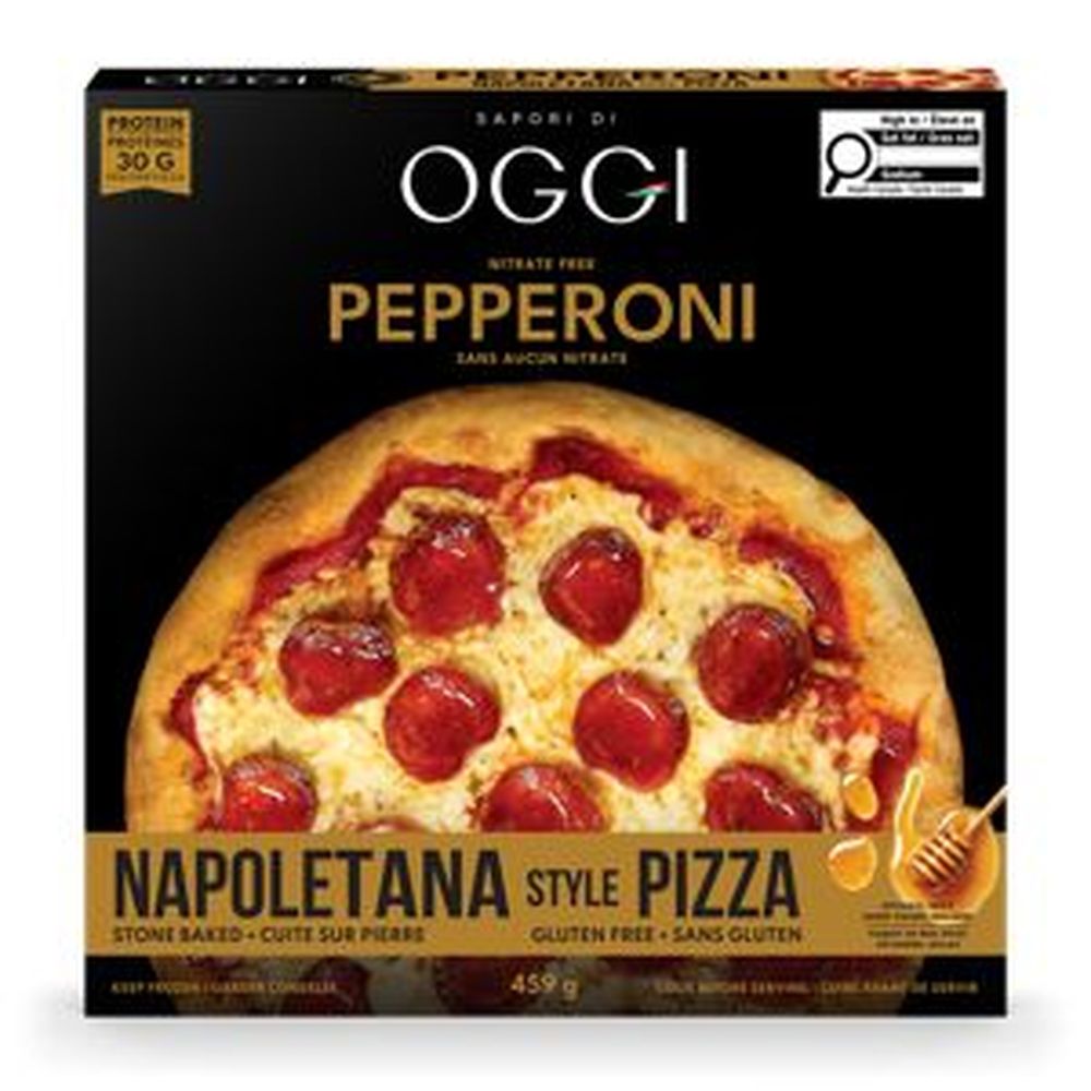 Oggi Gluten Free Hot Honey Pepperoni Pizza, 459 G -- 12 Per Case