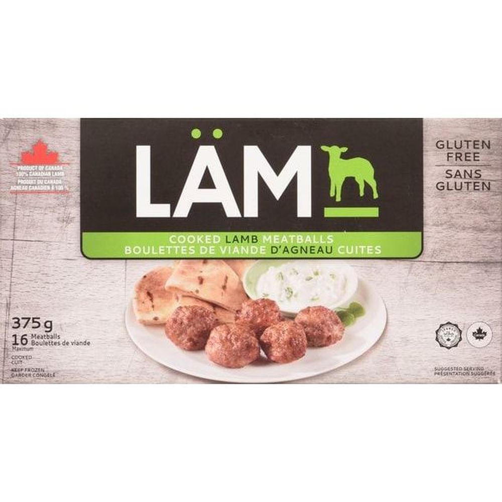 Riz Brands Boulettes D'agneau Cuites, 375 G -- 6 Par Boîte