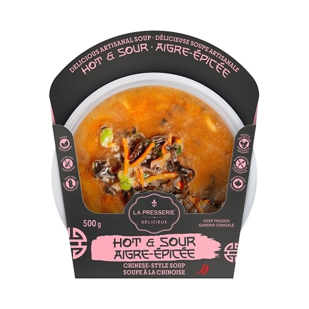 La Presserie Hot And Sour Chinese Style Soup, 500 G -- 6 Per Case