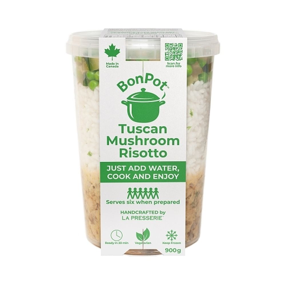 La Presserie Bonpot Tuscan Style Mushroom Risotto, 900 G -- 4 Per Case