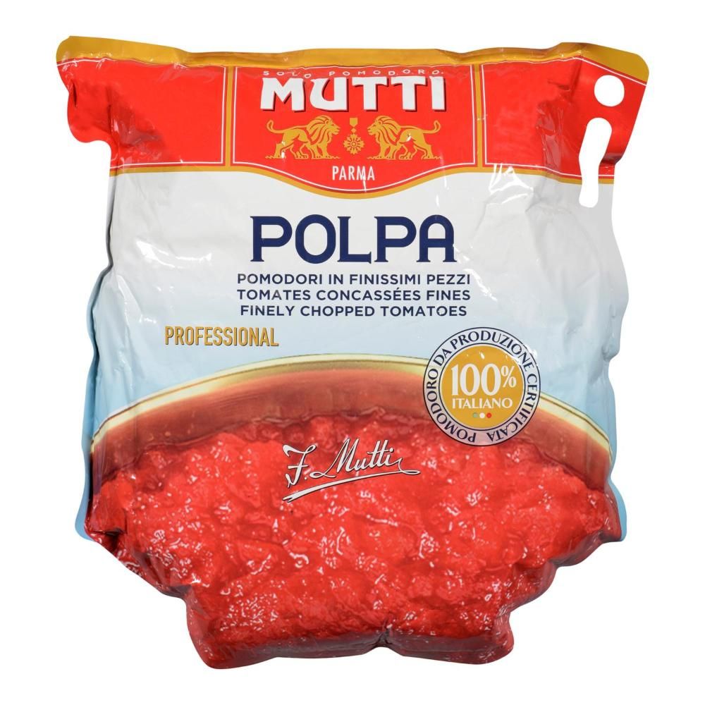 Mutti Polpa Finely Chopped Tomatoes, 5 Kg - 2 Per Case