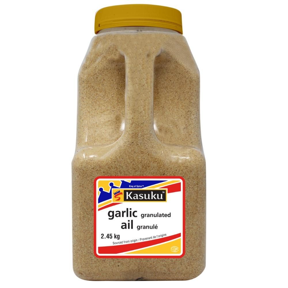Kasuku Granulated Garlic, 2.45 Kg - 4 Per Case