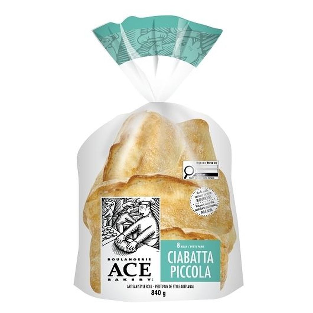 Ace Bakery Petit Pain Ciabatta Piccola, 139,76 G – 64 Par Caisse