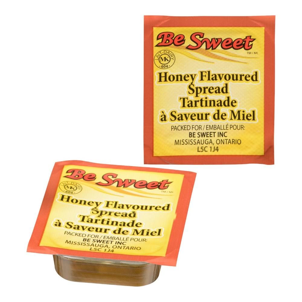 Be Sweet Honey Flavored Spread - Portion Cup, 14 G - 250 Per Case