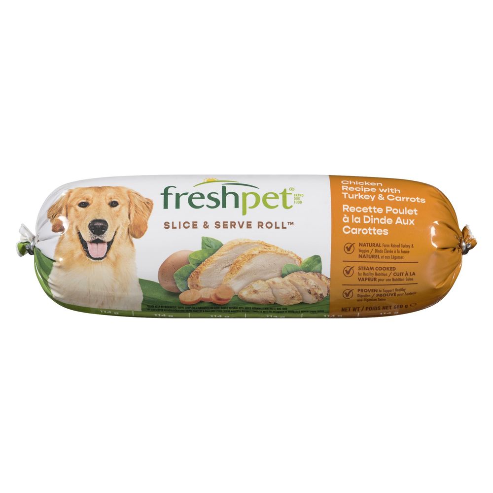 Freshpet Select Chicken Turkey And Carrot Roll, 680 G -- 8 Per Case