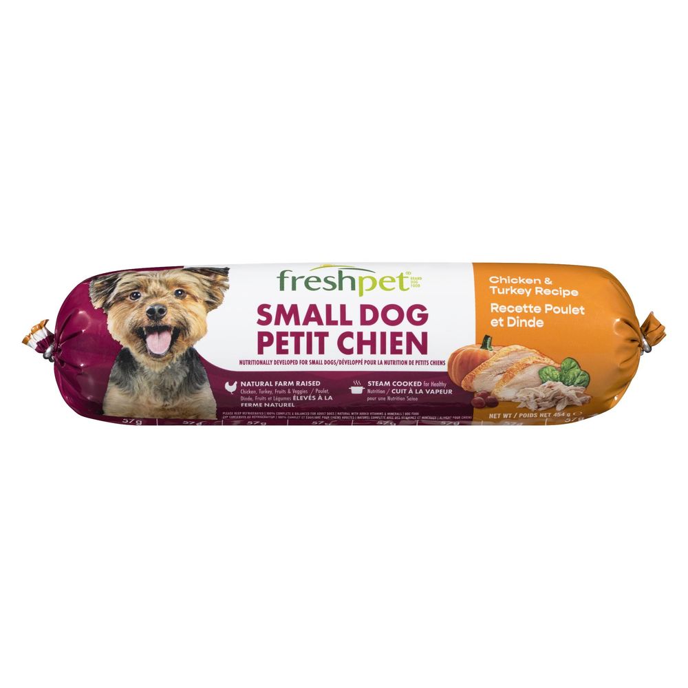 Freshpet Select Small Dog Chicken And Turkey Roll, 454 G -- 8 Per Case