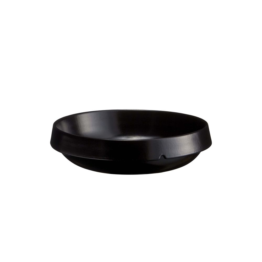 Emile Henry Coal Black Welcome Round Dish, 1.8 L Capacity