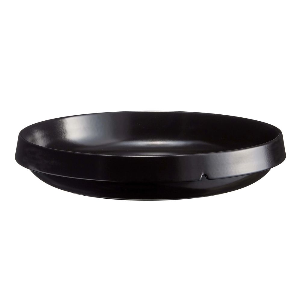 Emile Henry Coal Black Welcome Round Dish, 4 L Capacity