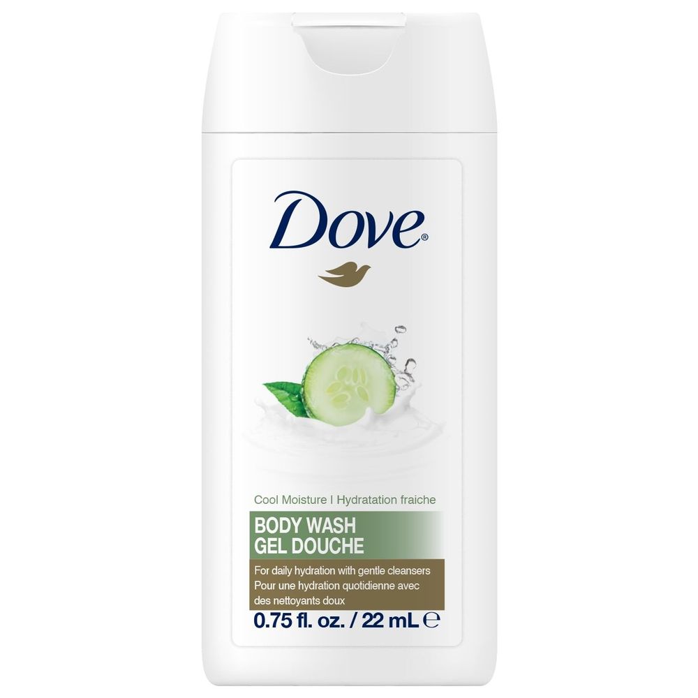 Dove Pro Cool Moisture Cucumber Body Wash, 22 Ml -- 192 Per Case