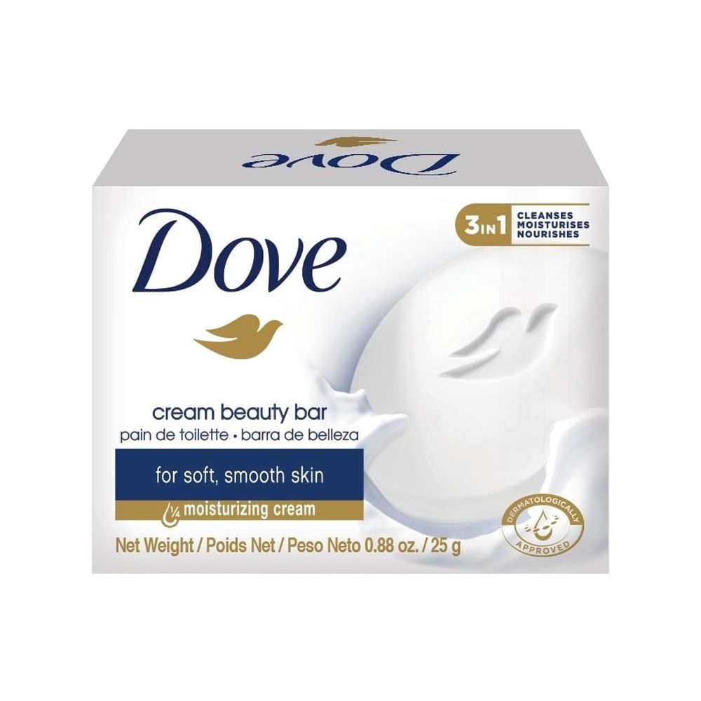 Dove Pro Cream Beauty Bar For Soft Smooth Skin, 25 G -- 288 Per Case