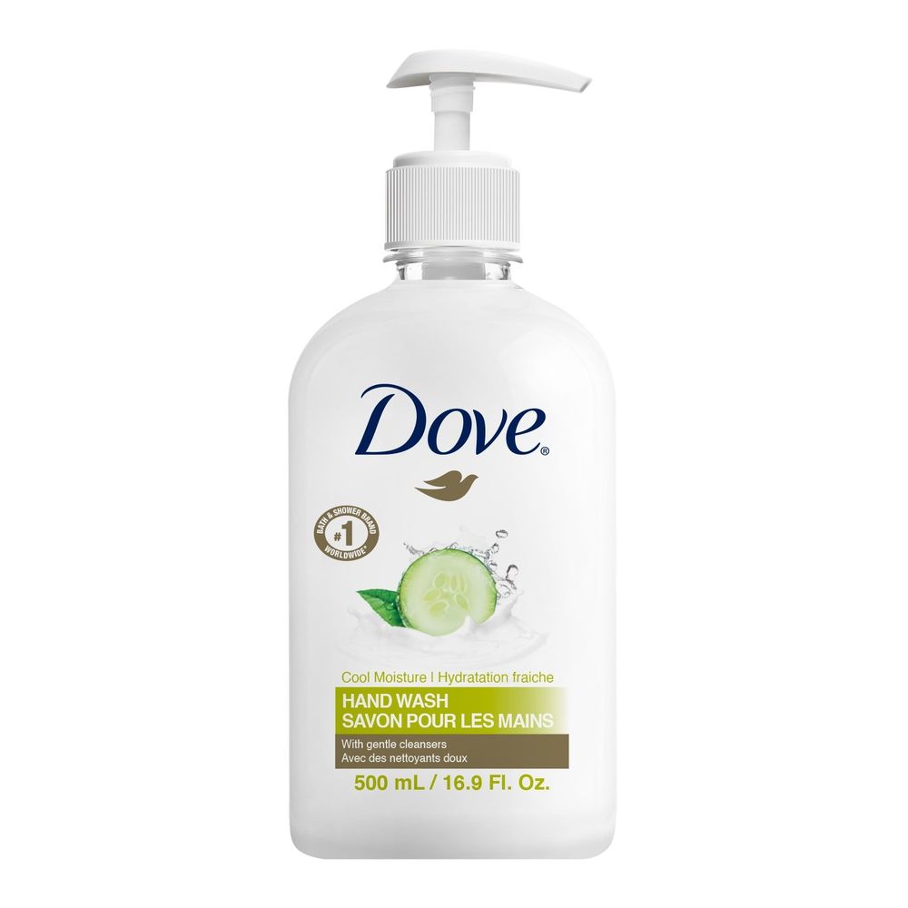 Dove Pro Cool Moisture Cucumber Hand Wash, 500 Ml -- 24 Per Case