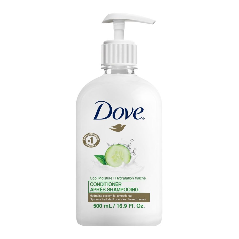 Dove Pro Cool Moisture Cucumber Conditioner, 500 Ml -- 24 Per Case