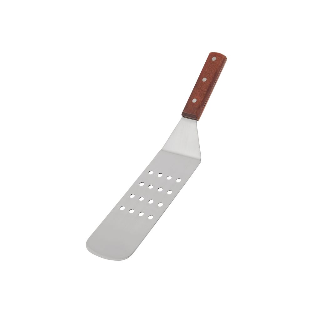 Browne Stainless Steel Perforated Turner With 8 X 3 In Blade, 14.5 In Overall Length