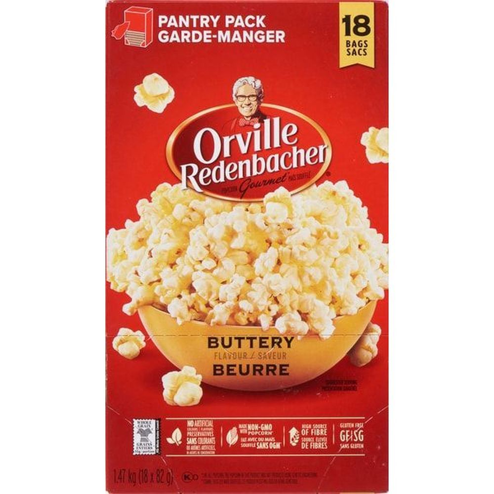 Orville Redenbacher's Buttery Popcorn, 1.4 Kg -- 72 Per Case