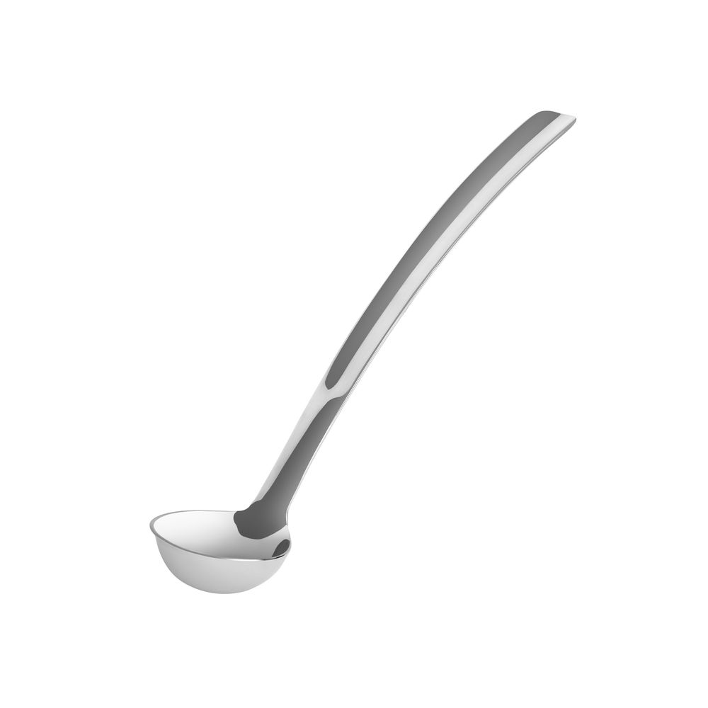 Browne Horizon 18/8 Stainless Steel Solid Serving Ladle, 1 Oz Capacity