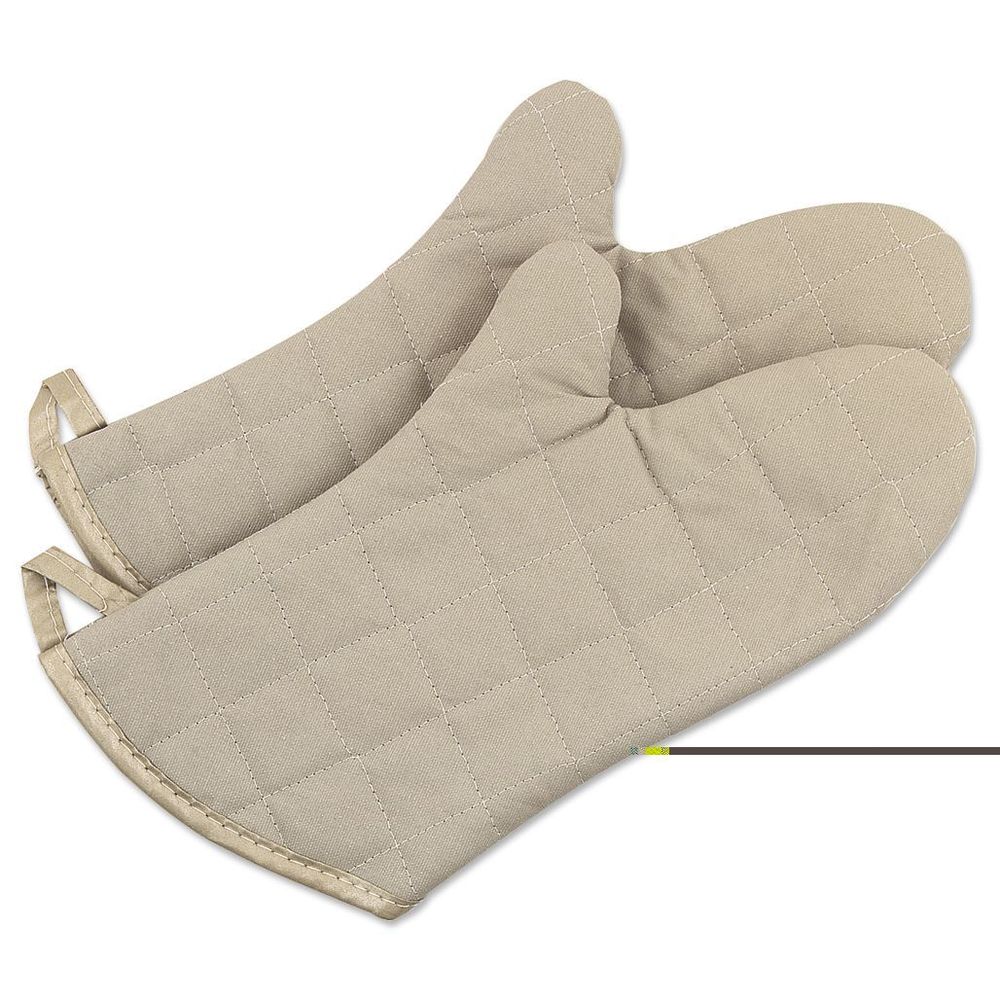 Browne Canvas Flame Retardant Oven Mitt, 13 In Length