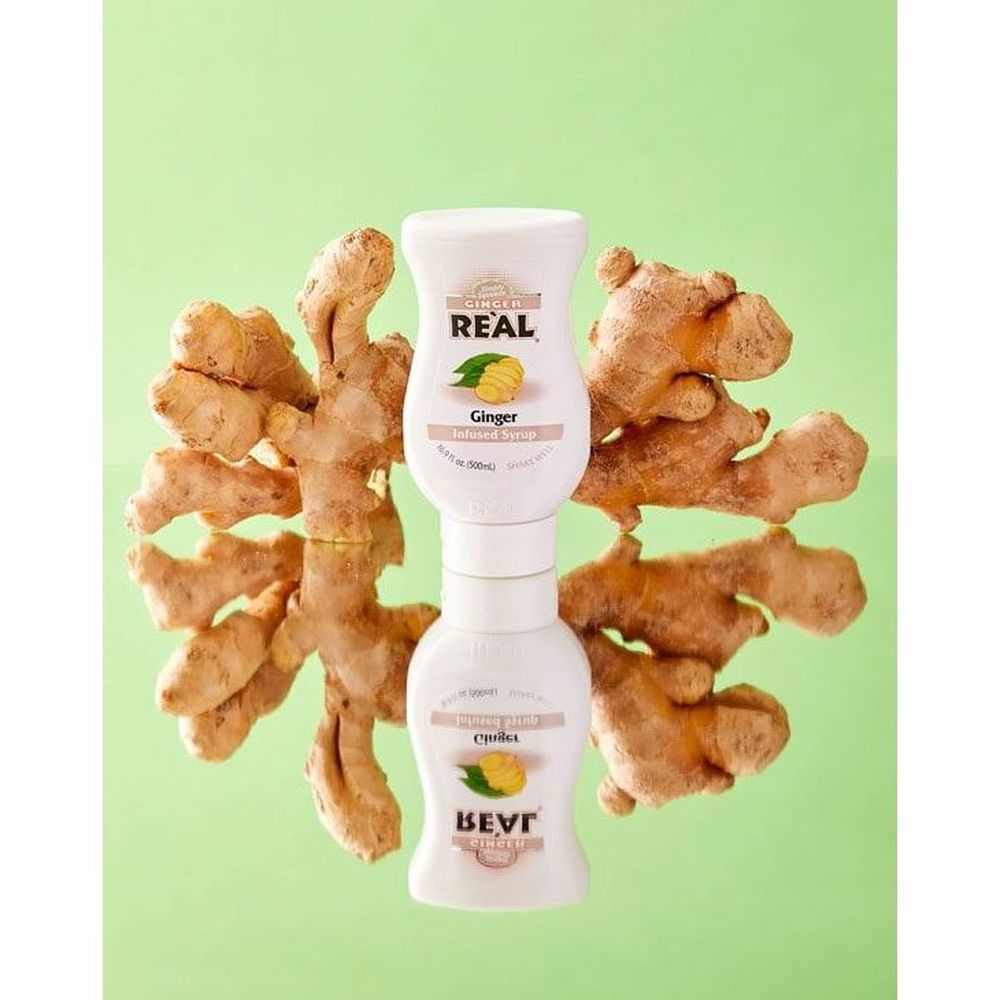 Real Ginger Infused Syrup, 500 Ml -- 6 Per Case