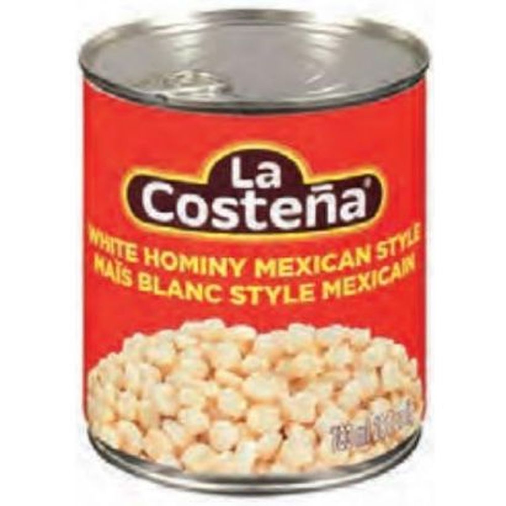 La Costena Hominy Blanc À La Mexicaine, 738 Ml – 12 Par Caisse
