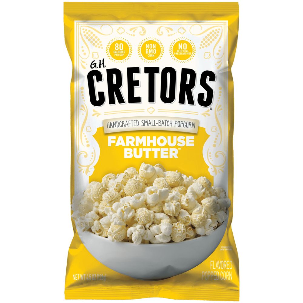 G.h. Cretors Farmhouse Butter Popcorn, 128 G -- 12 Per Case