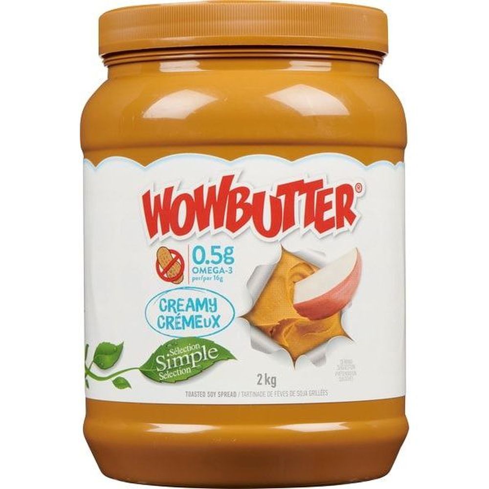 Wowbutter Creamy Peanut-free Soy Spread, 2 Kg -- 2 Per Case
