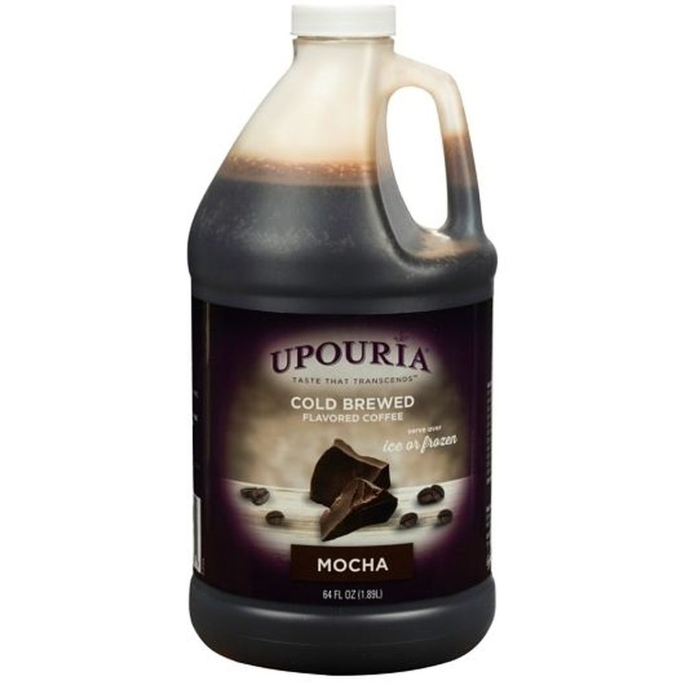 Upouria Mocha Cold Brew Coffee Concentrate, 0.5 Gal -- 6 Per Case