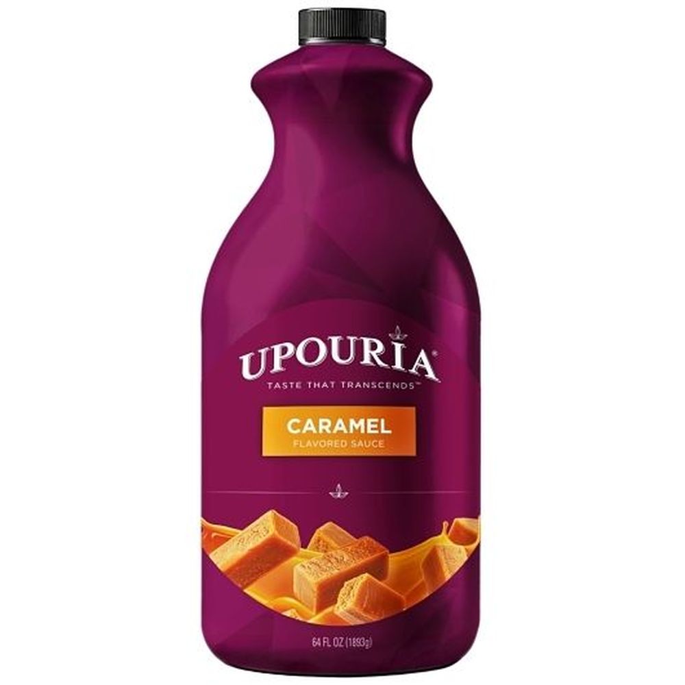 Upouria Caramel Flavoured Sauce, 16.5 Fl Oz -- 12 Per Case
