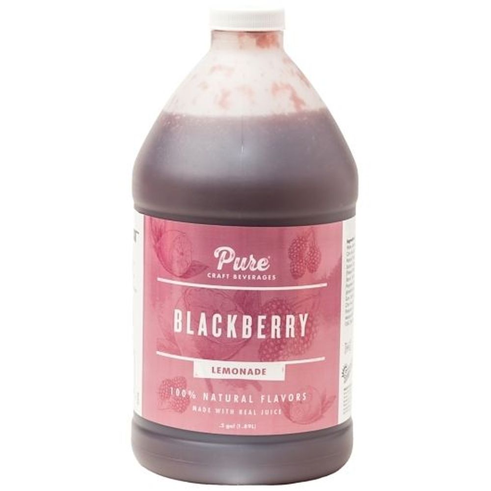 Pure Craft Beverages Blackberry Lemonade, 0.5 Gal -- 6 Per Case