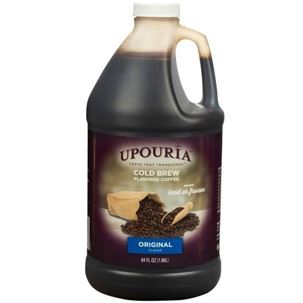 Upouria Original Cold Brew Coffee Concentrate, 0.5 Gal -- 6 Per Case