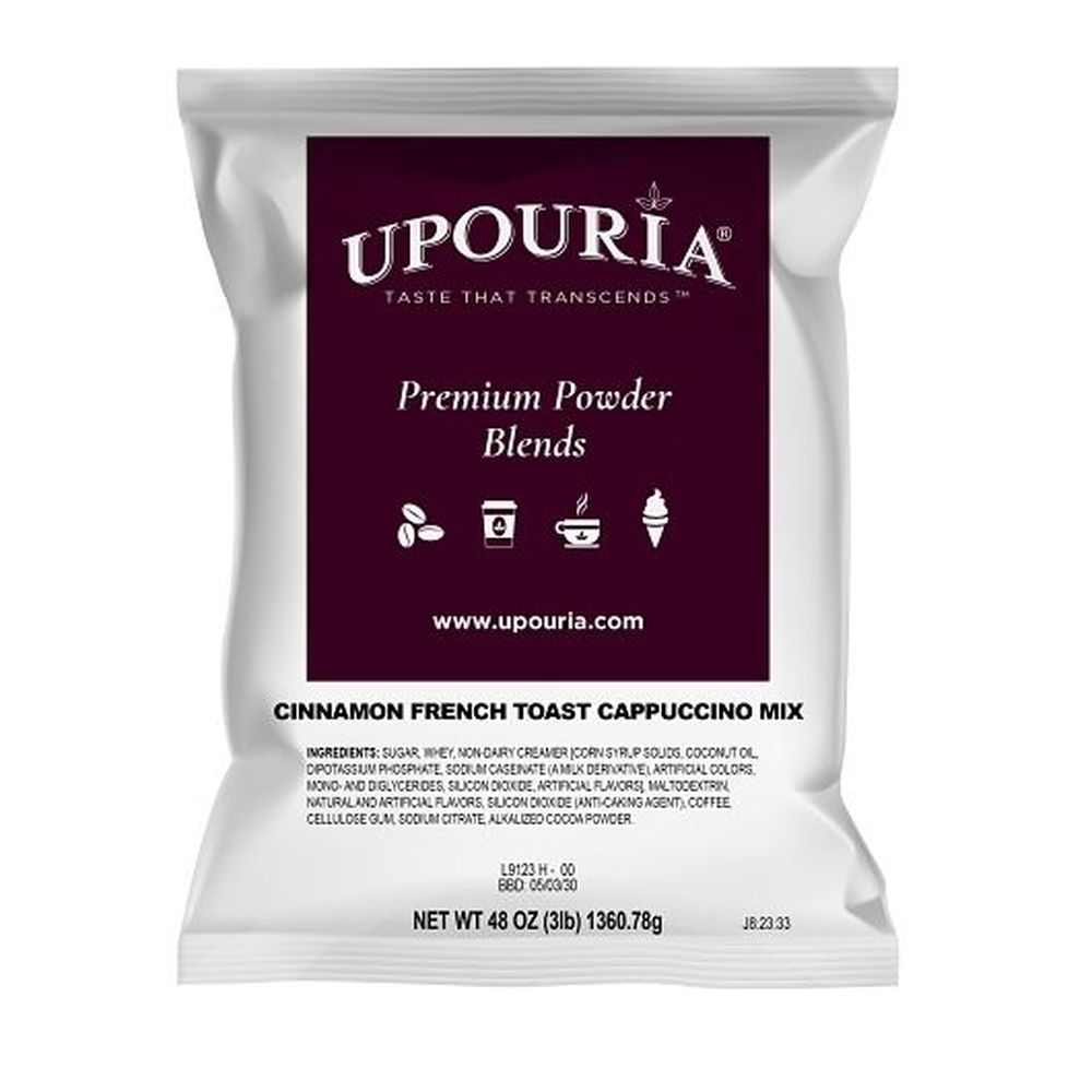 Upouria Cinnamon French Toast Cappuccino Mix, 3 Lb -- 4 Per Case