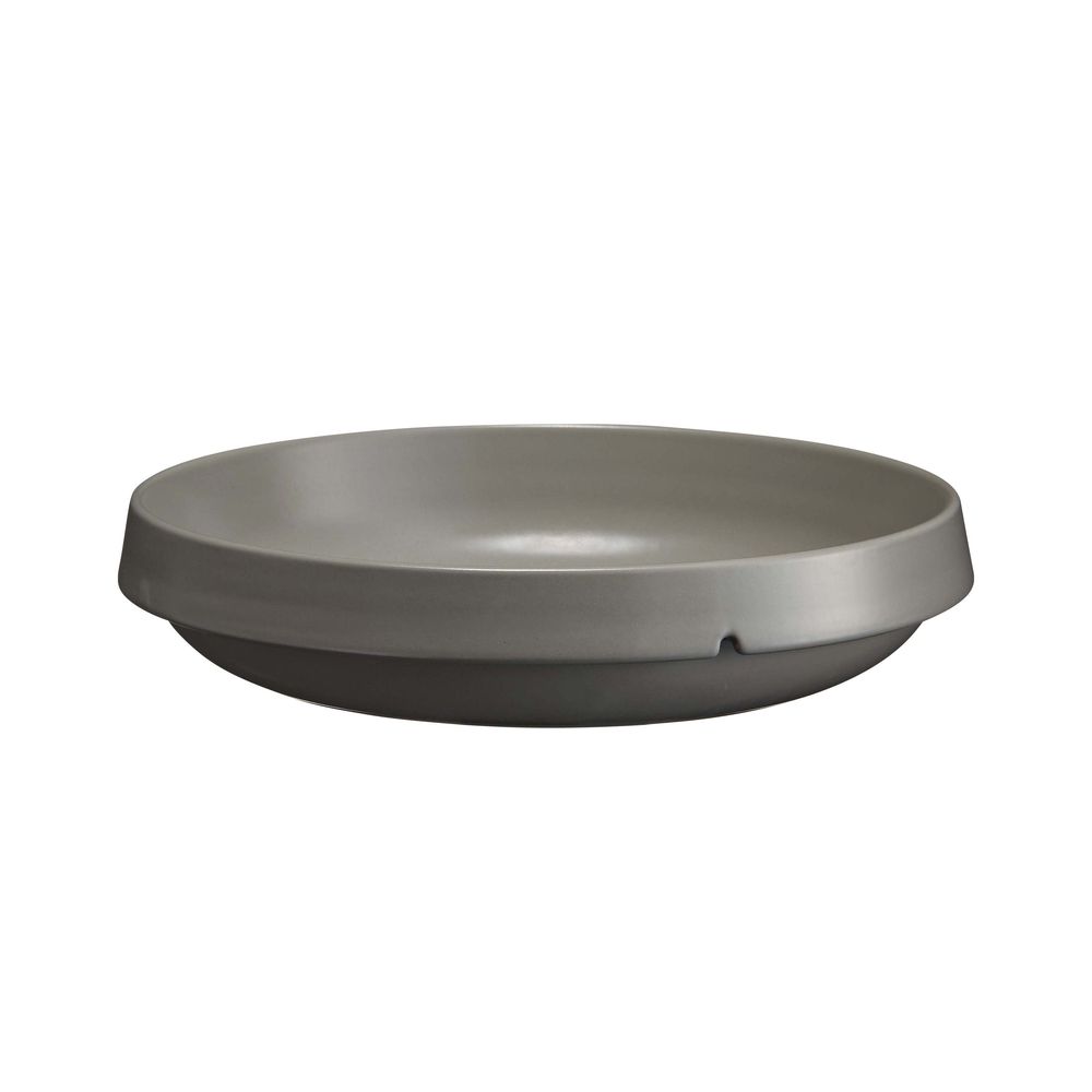 Emile Henry Pearl Grey Welcome Round Dish, 3 L Capacity