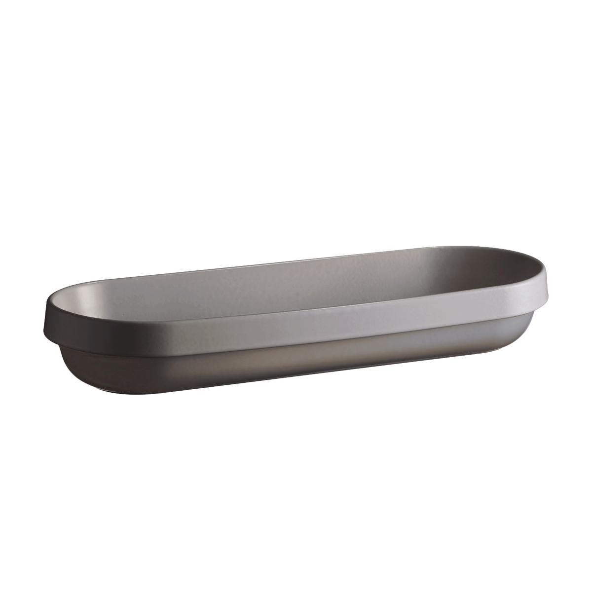 Emile Henry Pearl Grey Welcome Long Dish, 2 L Capacity
