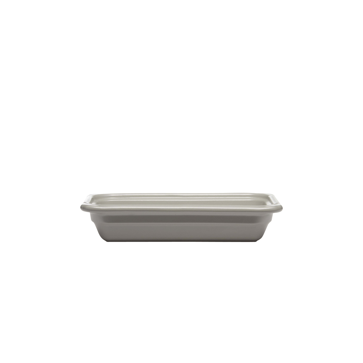 Emile Henry Recton Pearl Grey 1/3 Size Gn Container, 1.43 Qt Capacity