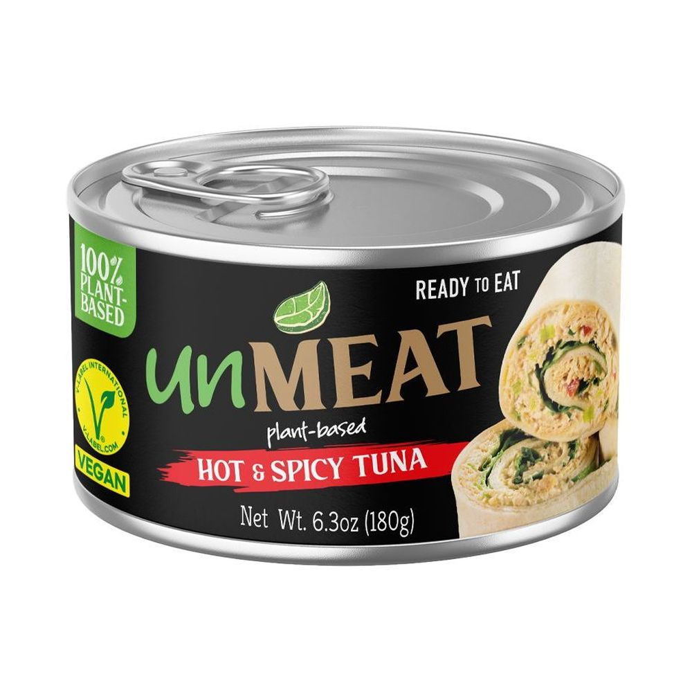 Unmeat Plant-based Hot And Spicy Tuna Style Flakes, 180 G