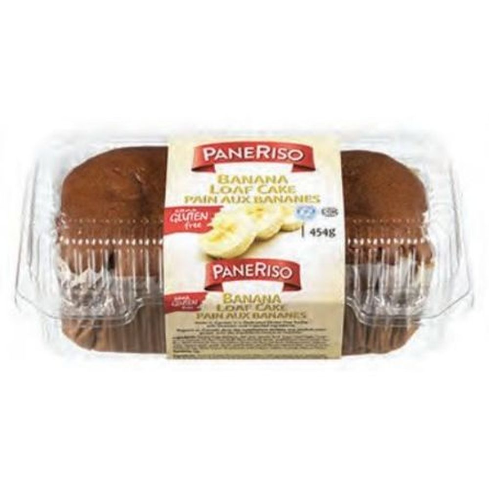 Paneriso Gluten Free Banana Loaf Cake, 370 G -- 6 Per Case