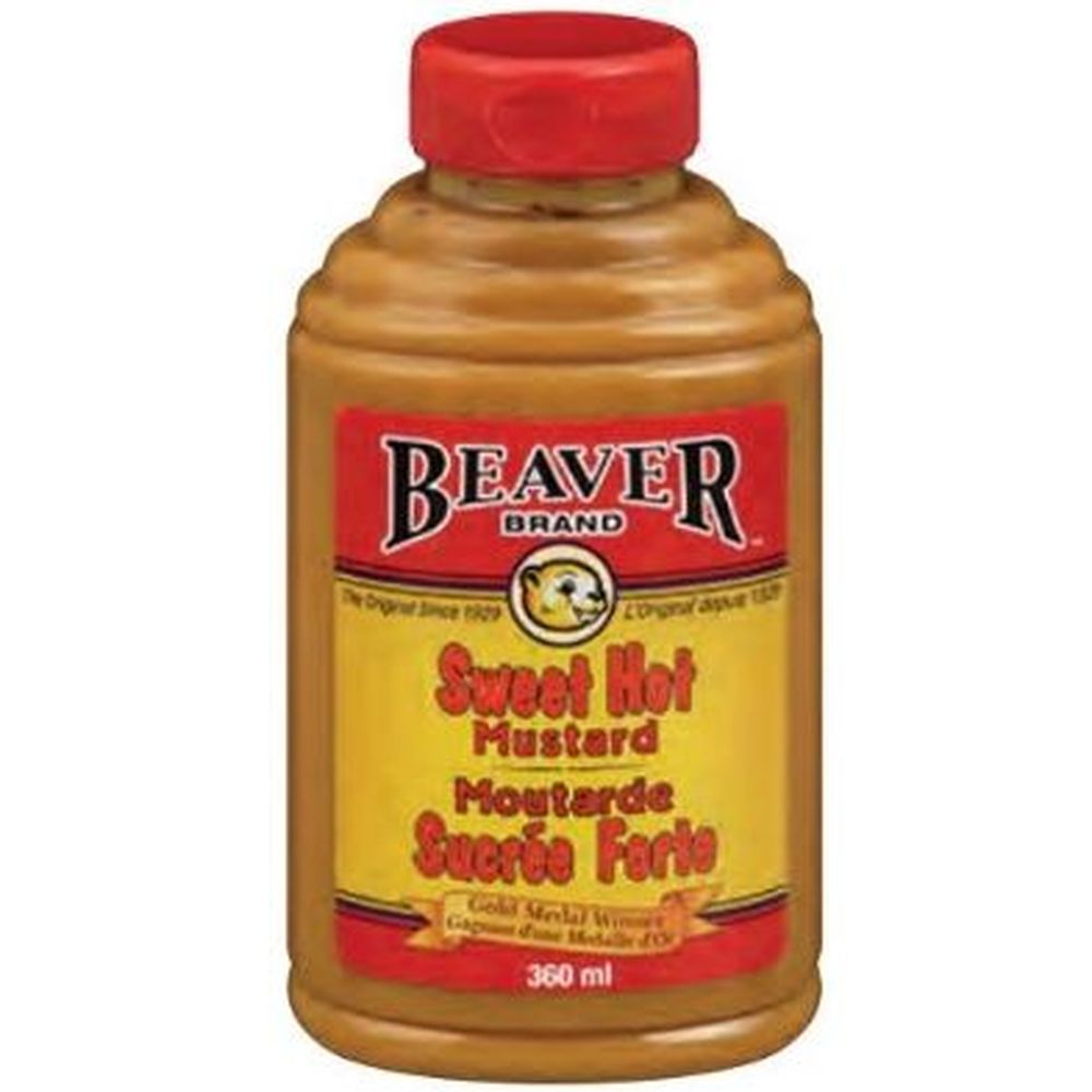 Beaver Moutarde Douce Et Piquante, 360 Ml – 6 Par Caisse