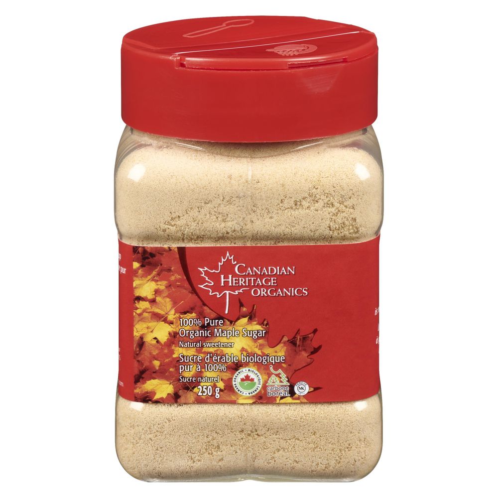 Canadian Heritage Organics Granulated Maple Sugar, 250 G