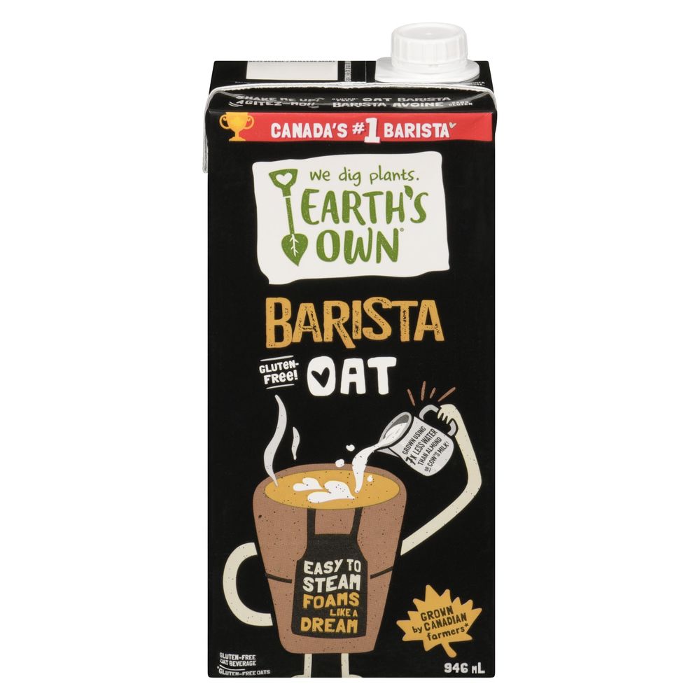 Earth's Own ,boisson À L'avoine Barista, 946 Ml