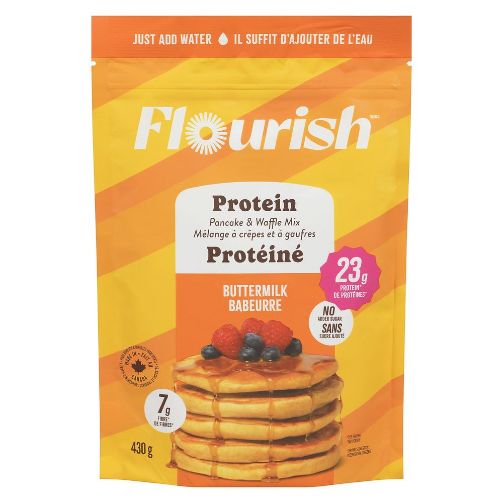 Flourish Buttermilk Protein Pancake Mix, 430 G