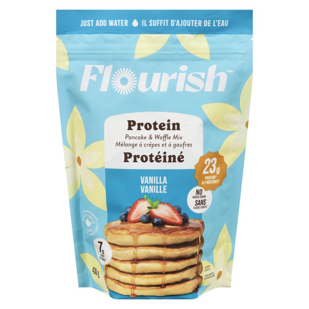 Flourish Vanilla Protein Pancake Mix, 430 G